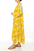 Ocean yellow kafftan