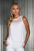 Bobbie Tank - White-CHU CHU LOO-