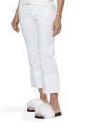 Julia Wide Cuff Crop - White-CHU CHU LOO-